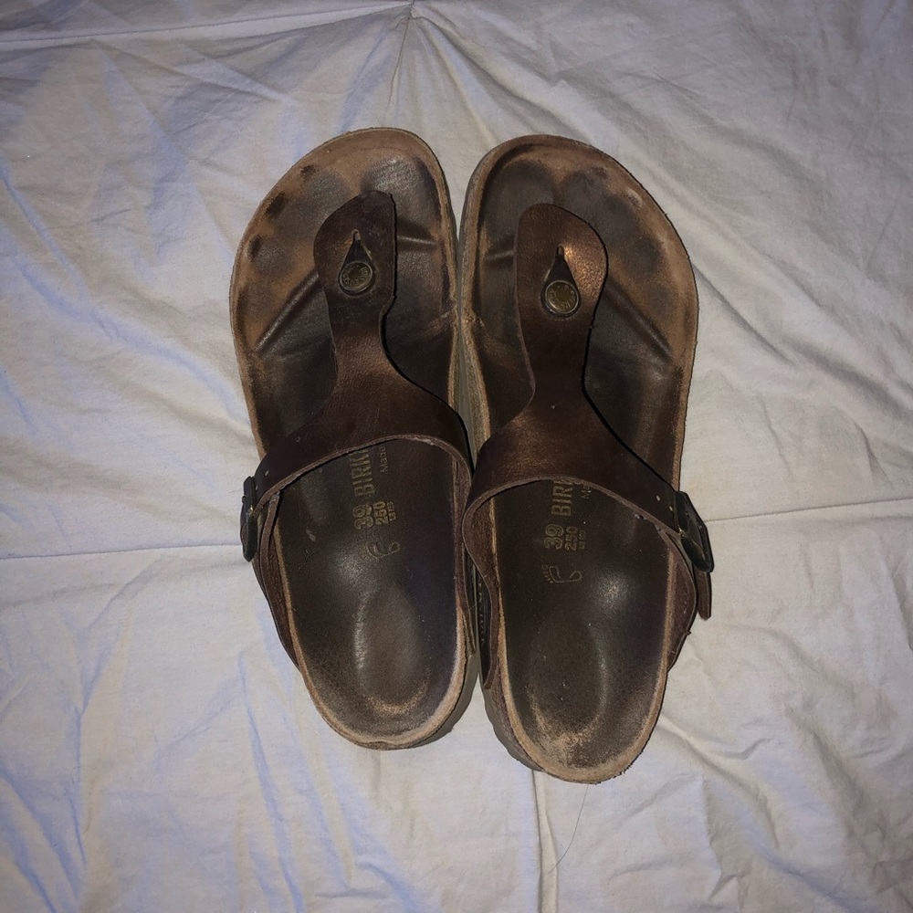 Birkenstock’s, slightly used